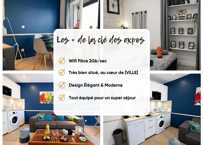 Parrots-porte D'orleans-wifi By La Cle Des Expos In Apartman *